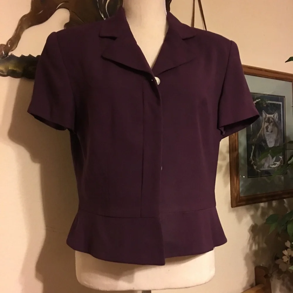 Valerie Stevens silk skirt suit SIZE 8